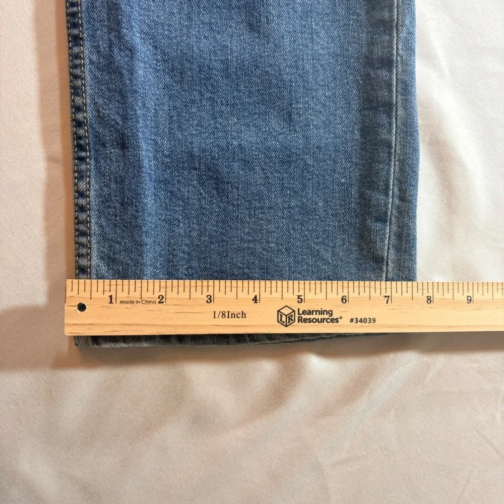 Levis 514 Straight Fit Jeans Mens 32x30 Medium Wash Blue Stretch Denim Casual